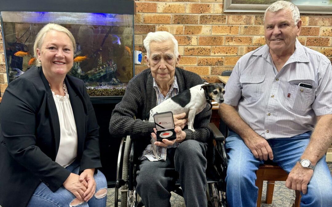 Special presentation for World War II hero