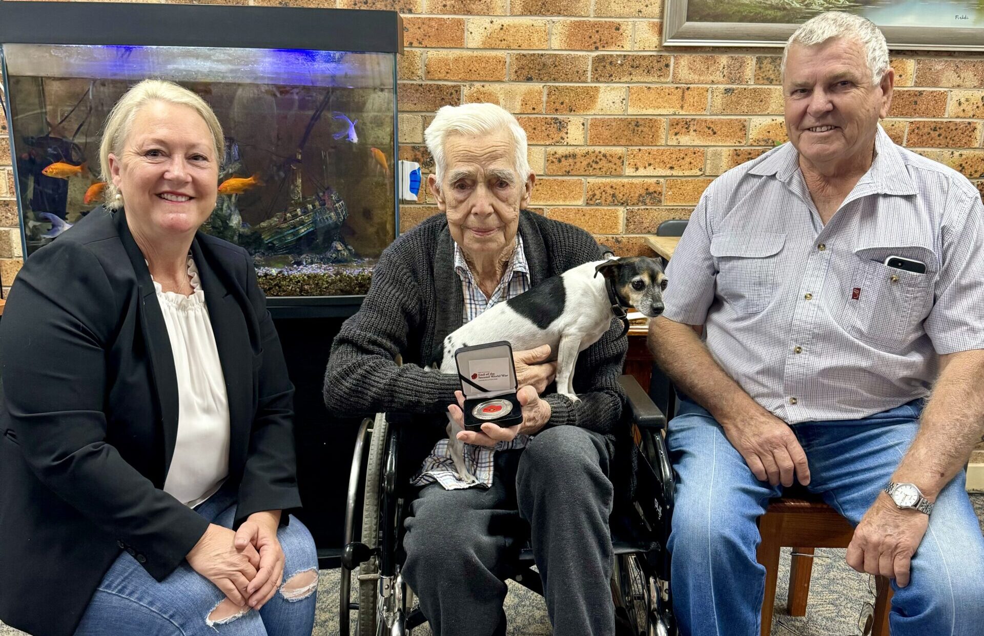 Special presentation for World War II hero