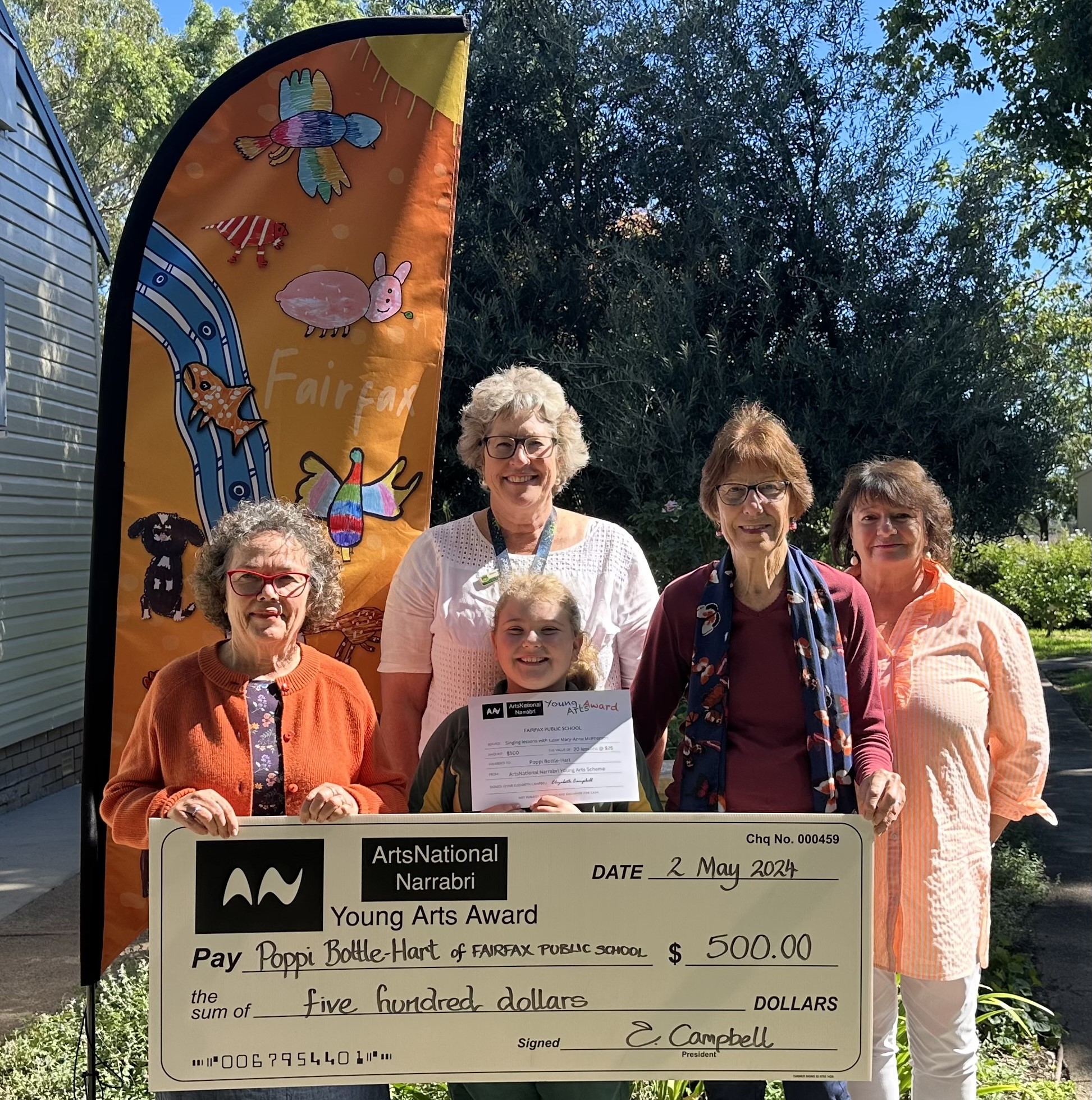 ArtsNational Young Arts Award presented to Poppi Bottle-Hart