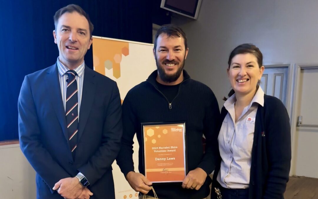 Danny Laws awarded Narrabri Shire Volunteer of the Year 2024