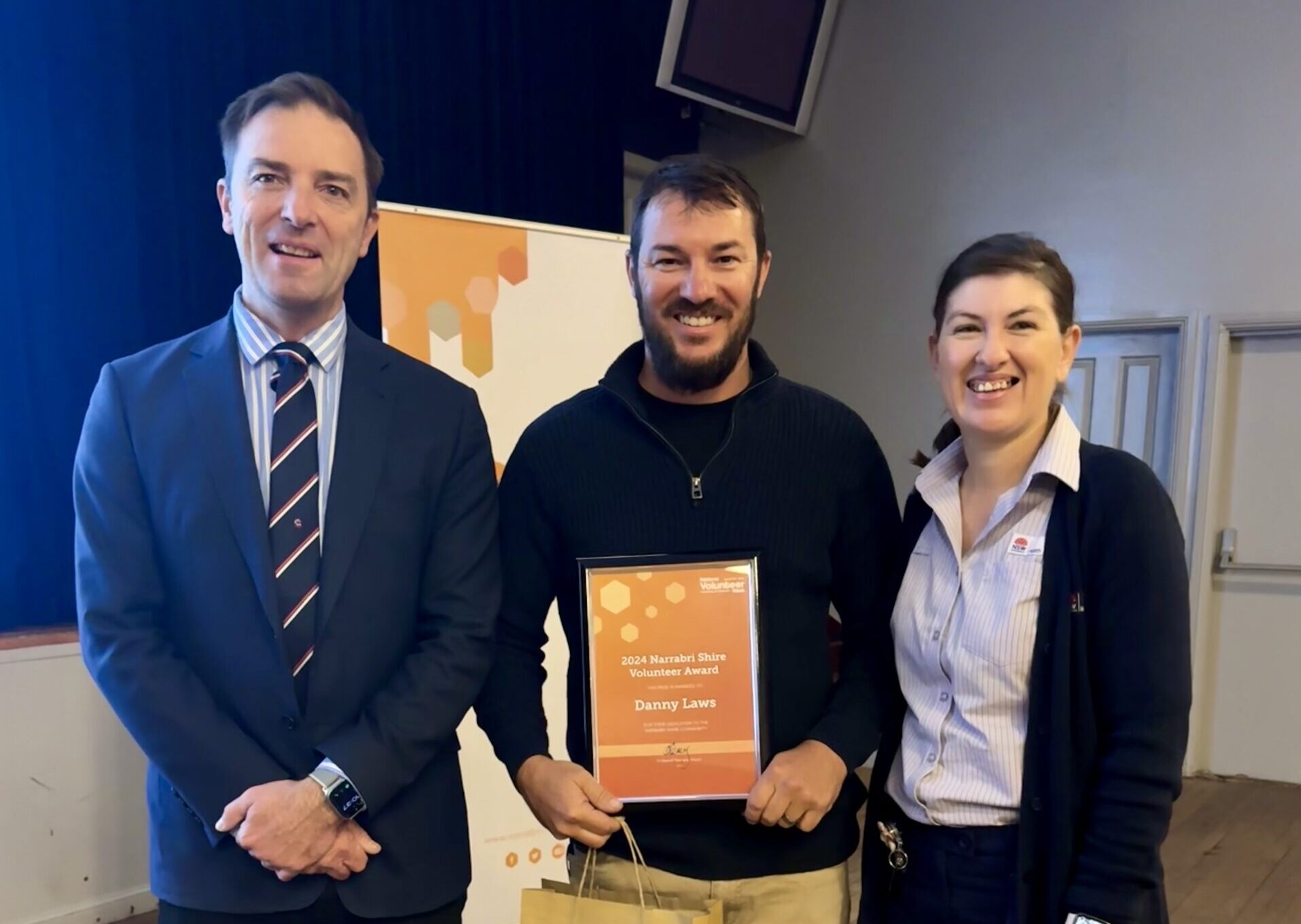 Danny Laws awarded Narrabri Shire Volunteer of the Year 2024