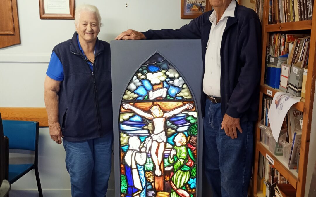 Historic memorial window restored