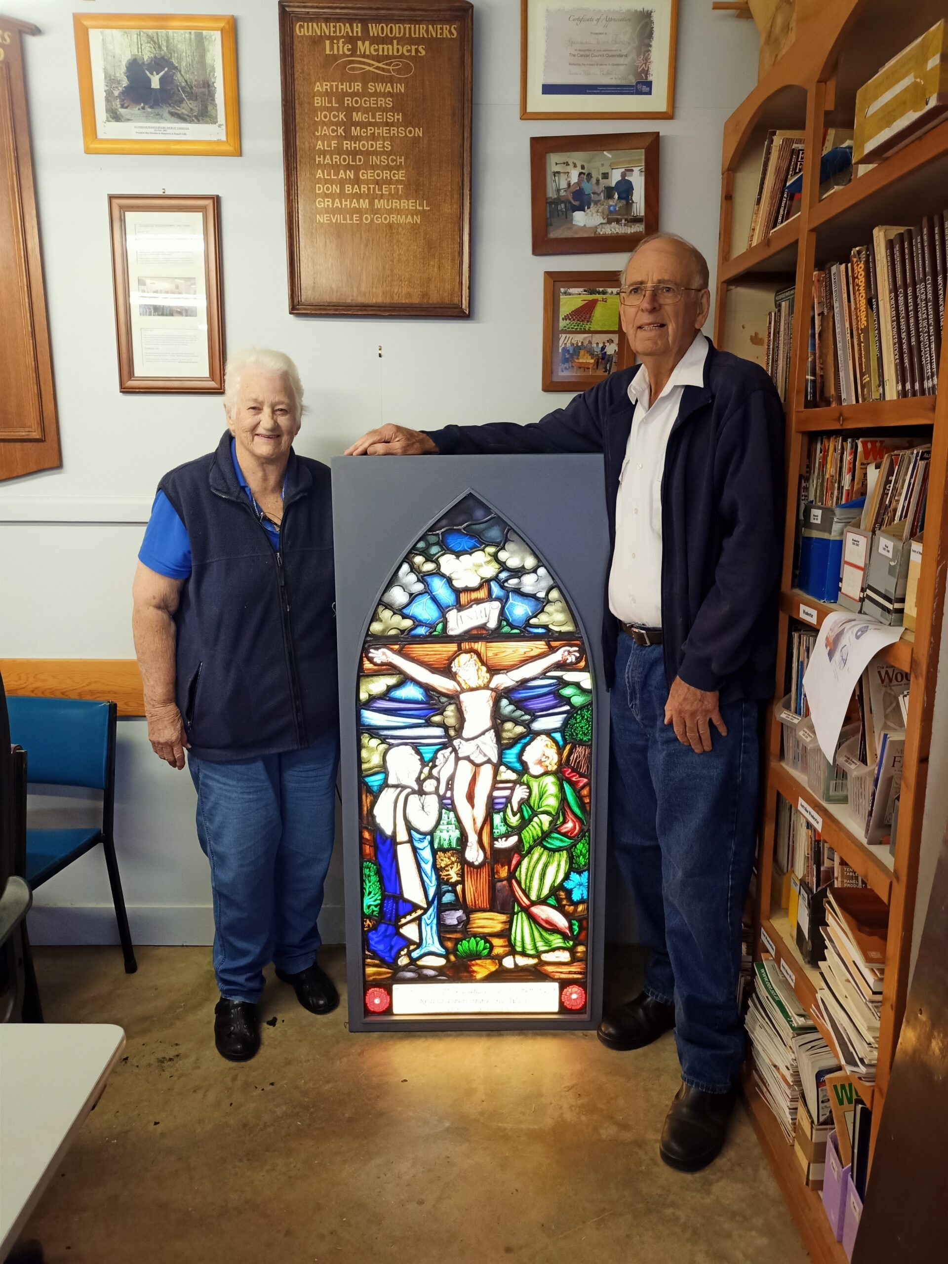 Historic memorial window restored