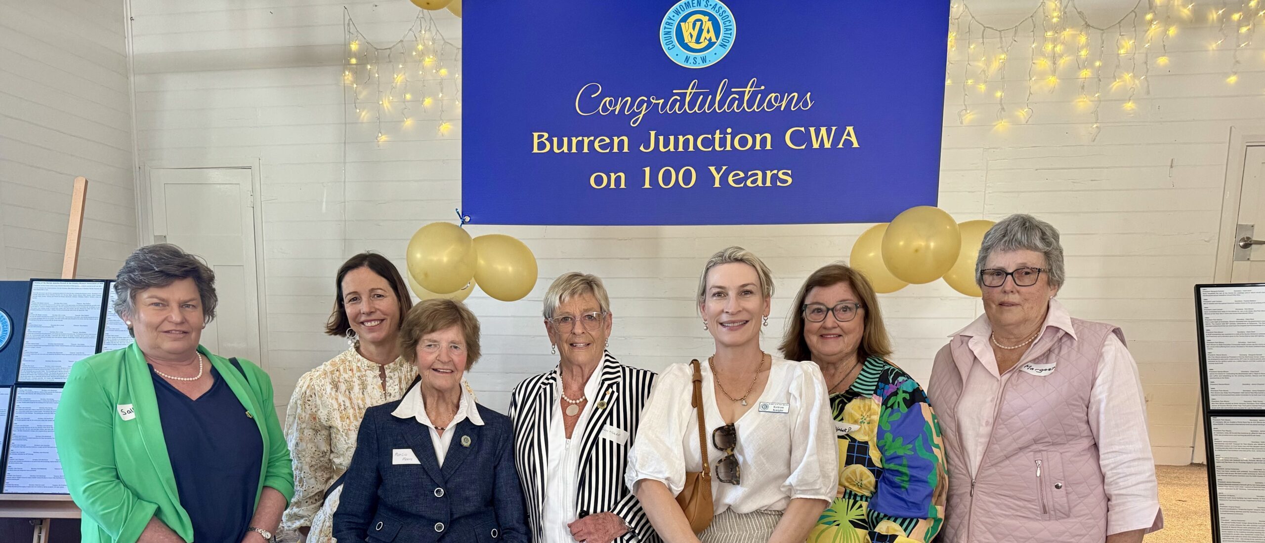 CWA’s Burren Junction branch celebrates 100 years