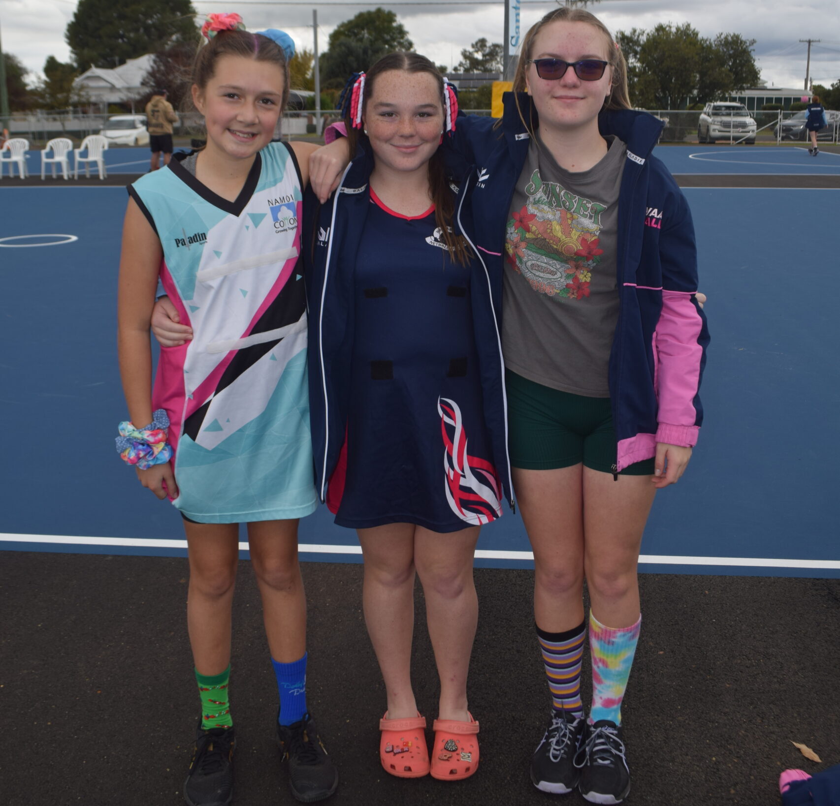 Narrabri Netball Association hosts super rounds and a crazy sock and hair charity day