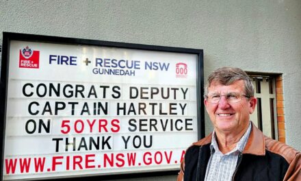 No retirement yet for Hartley after 50 years at Fire and Rescue NSW