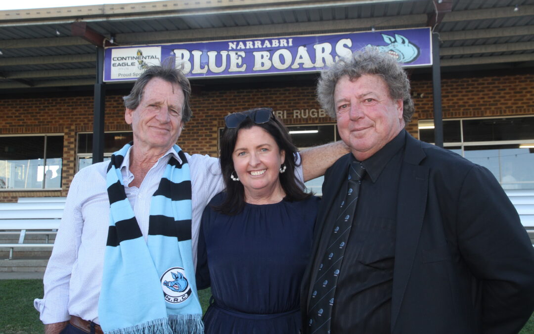 Three new life members: Dedication to Blue Boars celebrated at long lunch