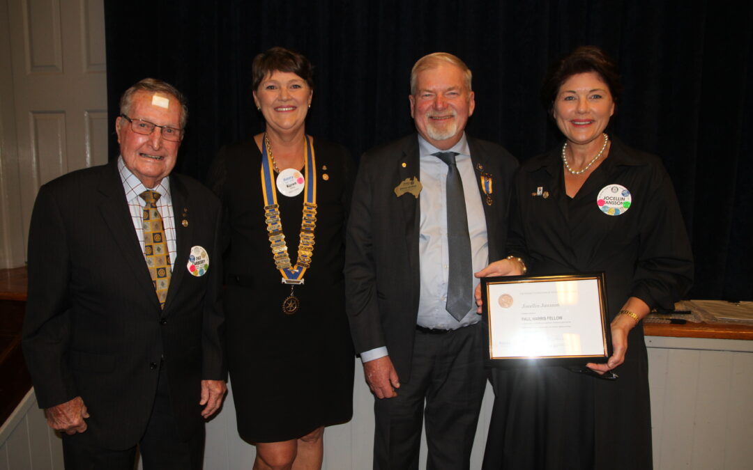 Rotarians honoured for service, dedication