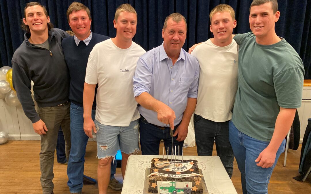 James Druce celebrates 60th birthday
