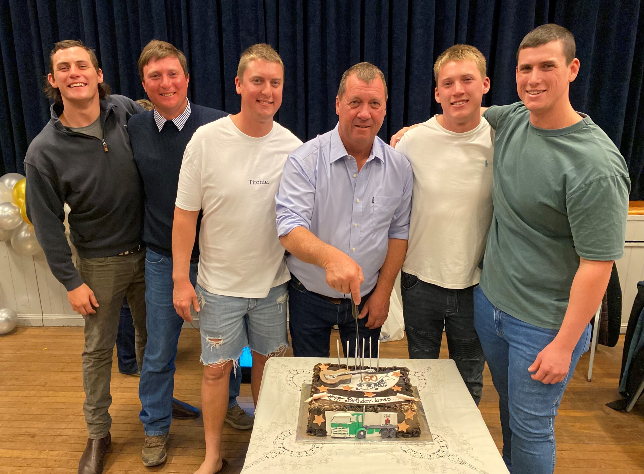 James Druce celebrates 60th birthday