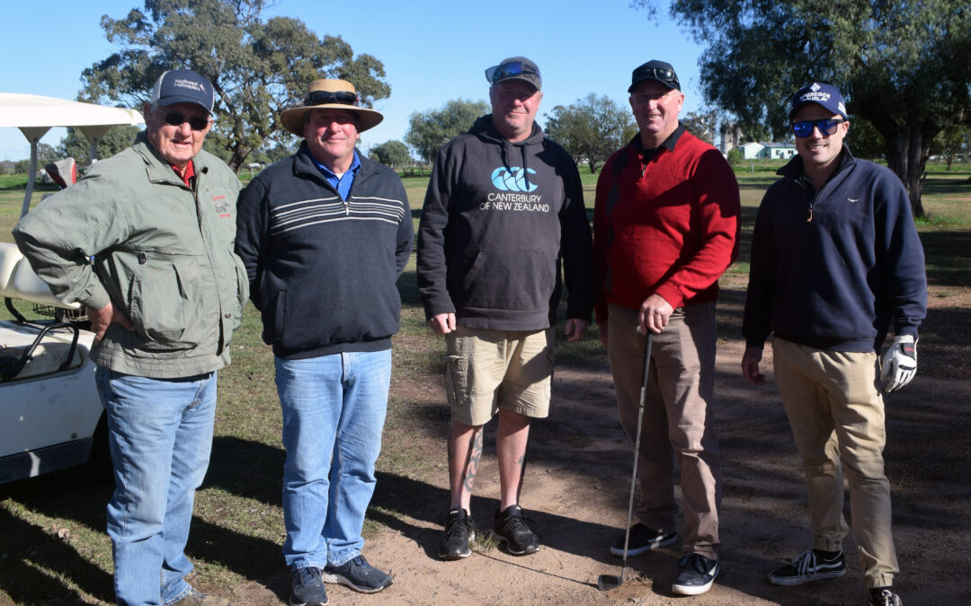 Golfers brave the cold conditions at Bellata Golf Club’s 2024 men’s open