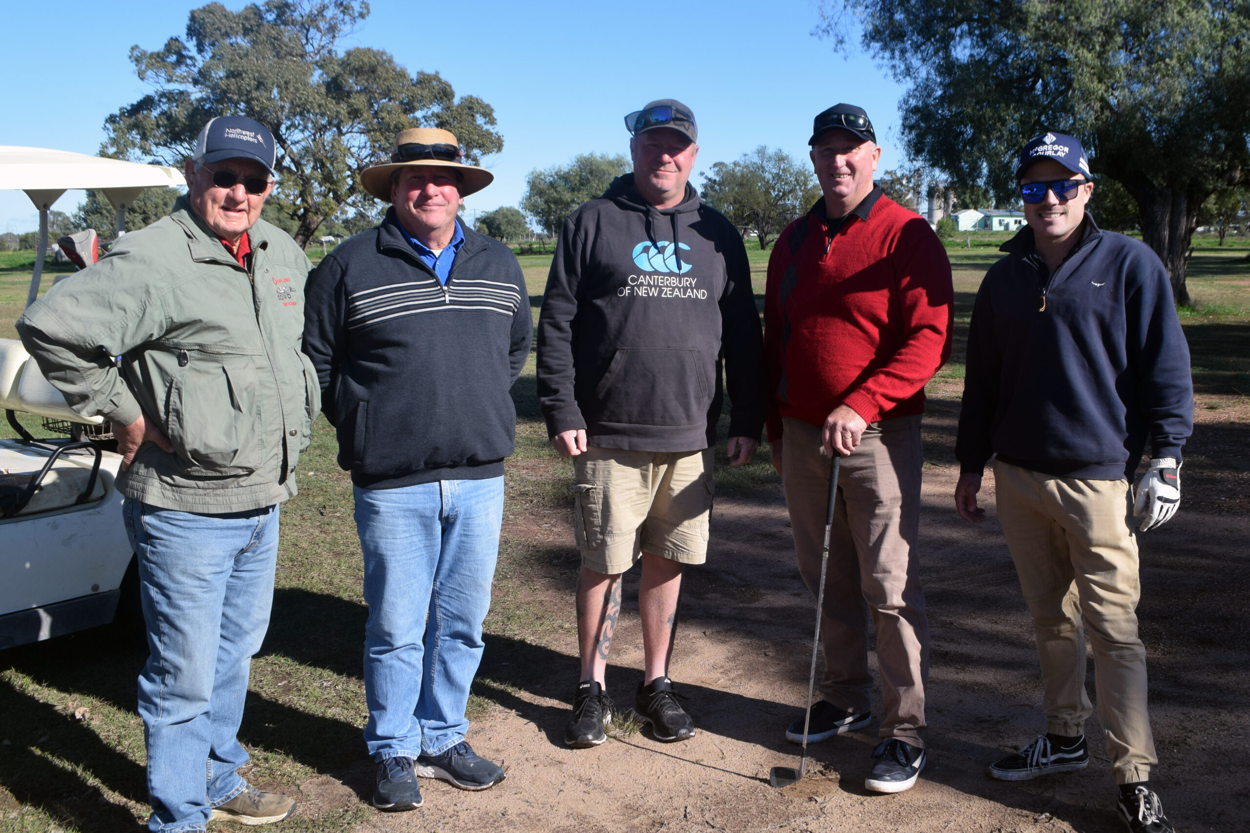 Golfers brave the cold conditions at Bellata Golf Club’s 2024 men’s open