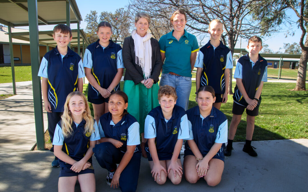 Olympian Laura Gourley thanks former school for passionate support
