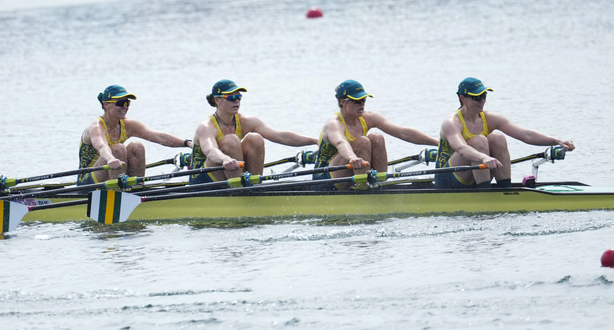 Laura Gourley and Rowsellas teammates place second in the quad sculls B final in Paris