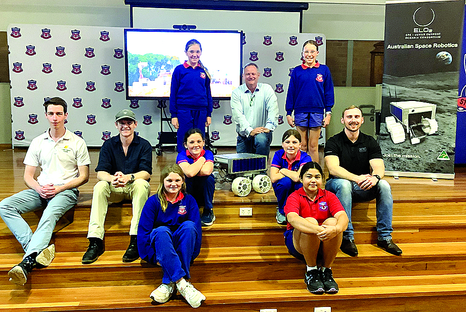 Former student visits during Science Week