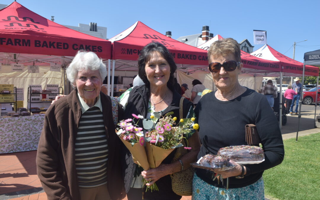 Sun shines on Boggabri market day