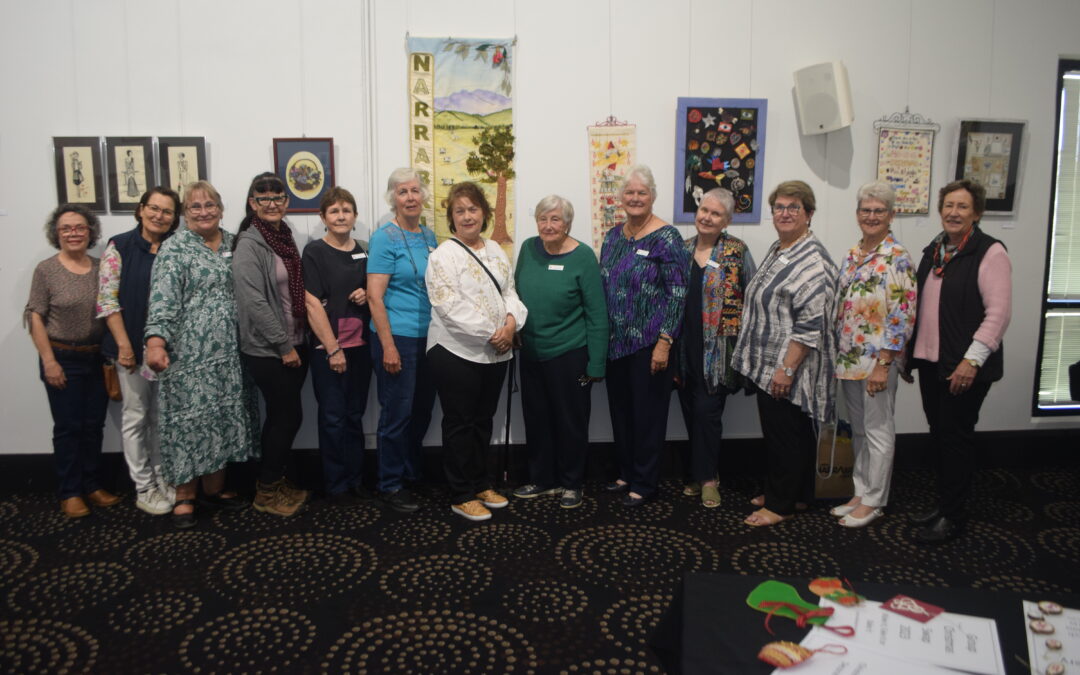 Narrabri Group of Embroiderers Guild NSW celebrates 40 years