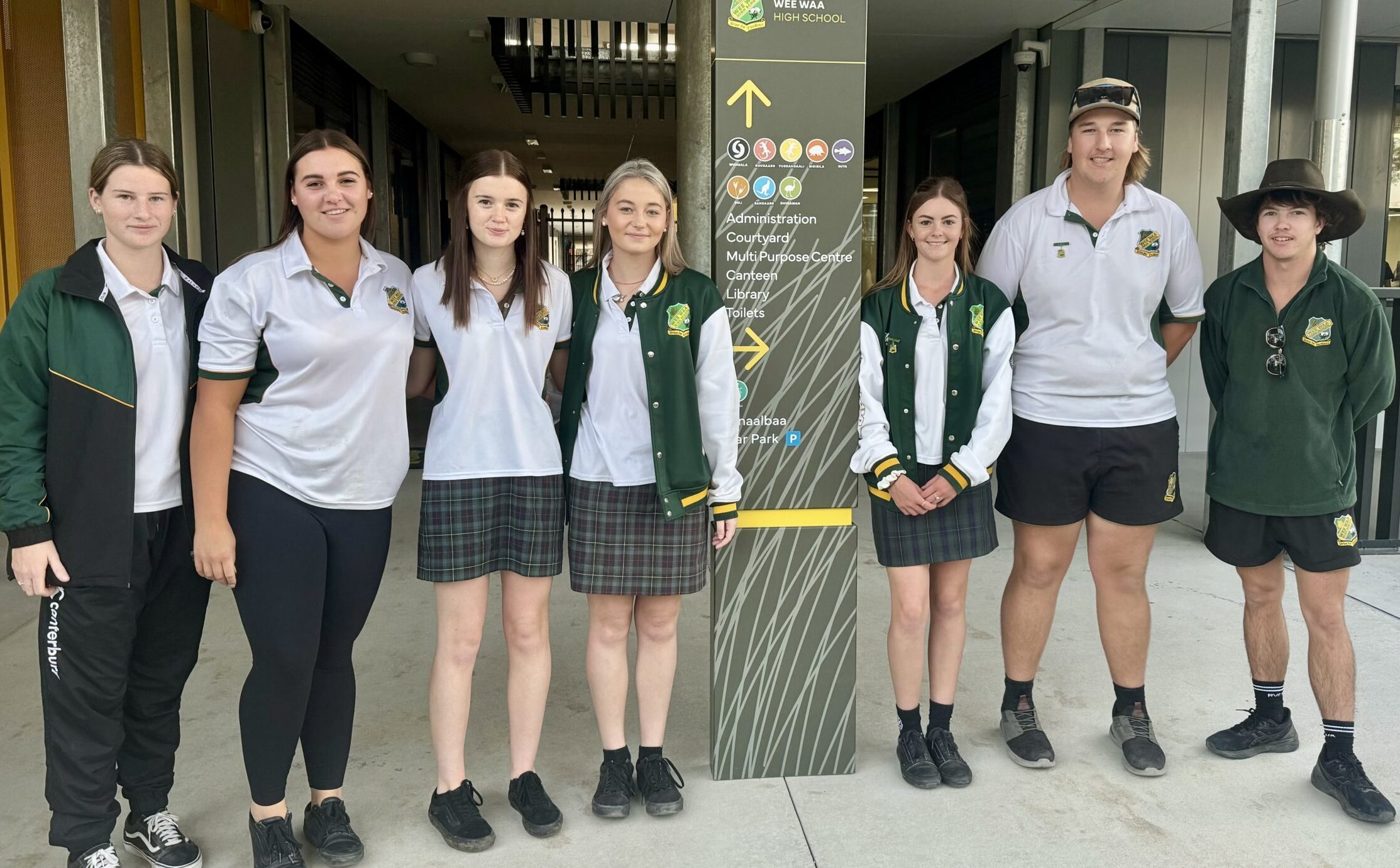 WWHS leaders and staff welcome new students with tour of modern campus