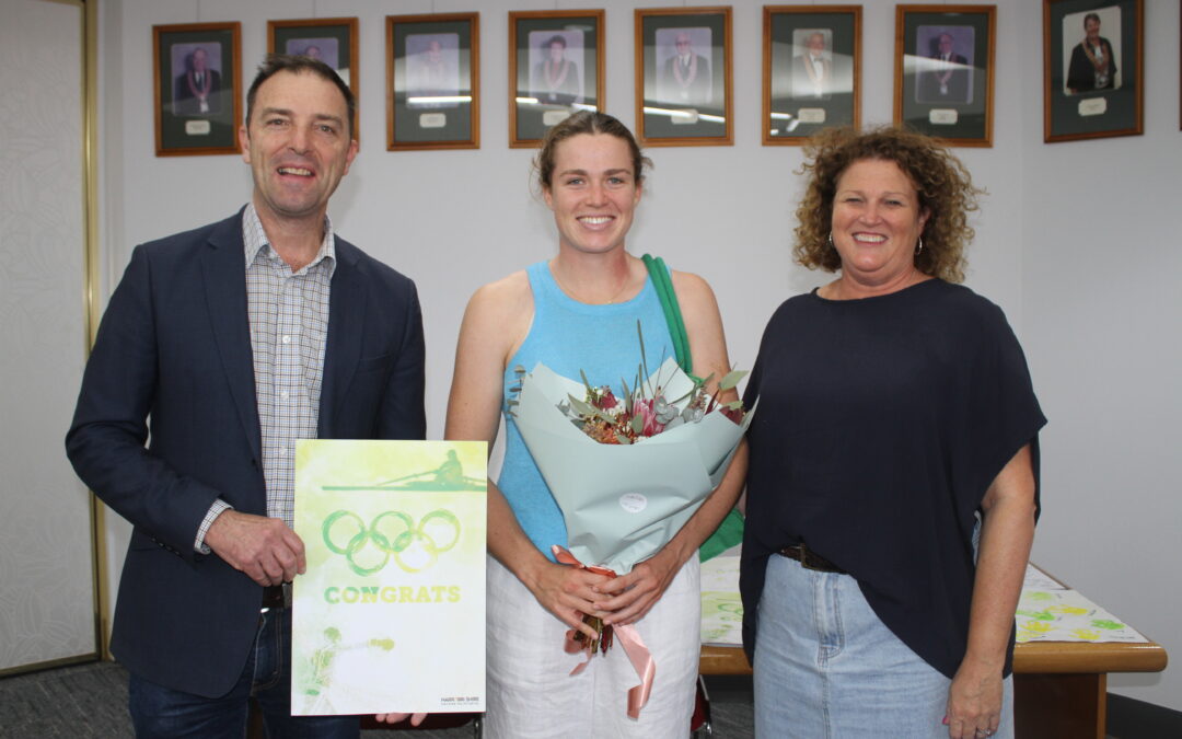 Our Olympian Laura Gourley thanked for making shire proud