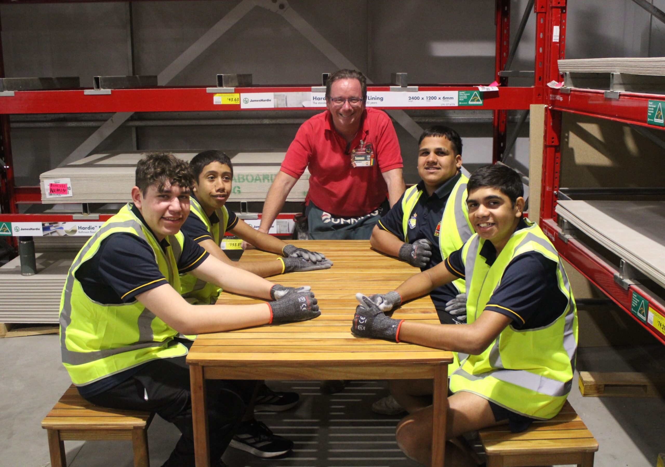 Trade skills for teens for Clontarf boys