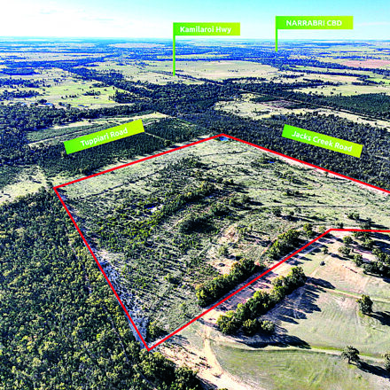 Unique 103 acre building block south of Narrabri