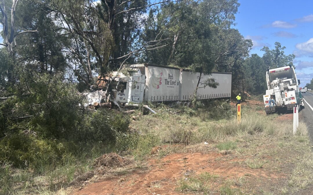 Westpac Rescue Helicopter tasked to Newell Highway truck accident