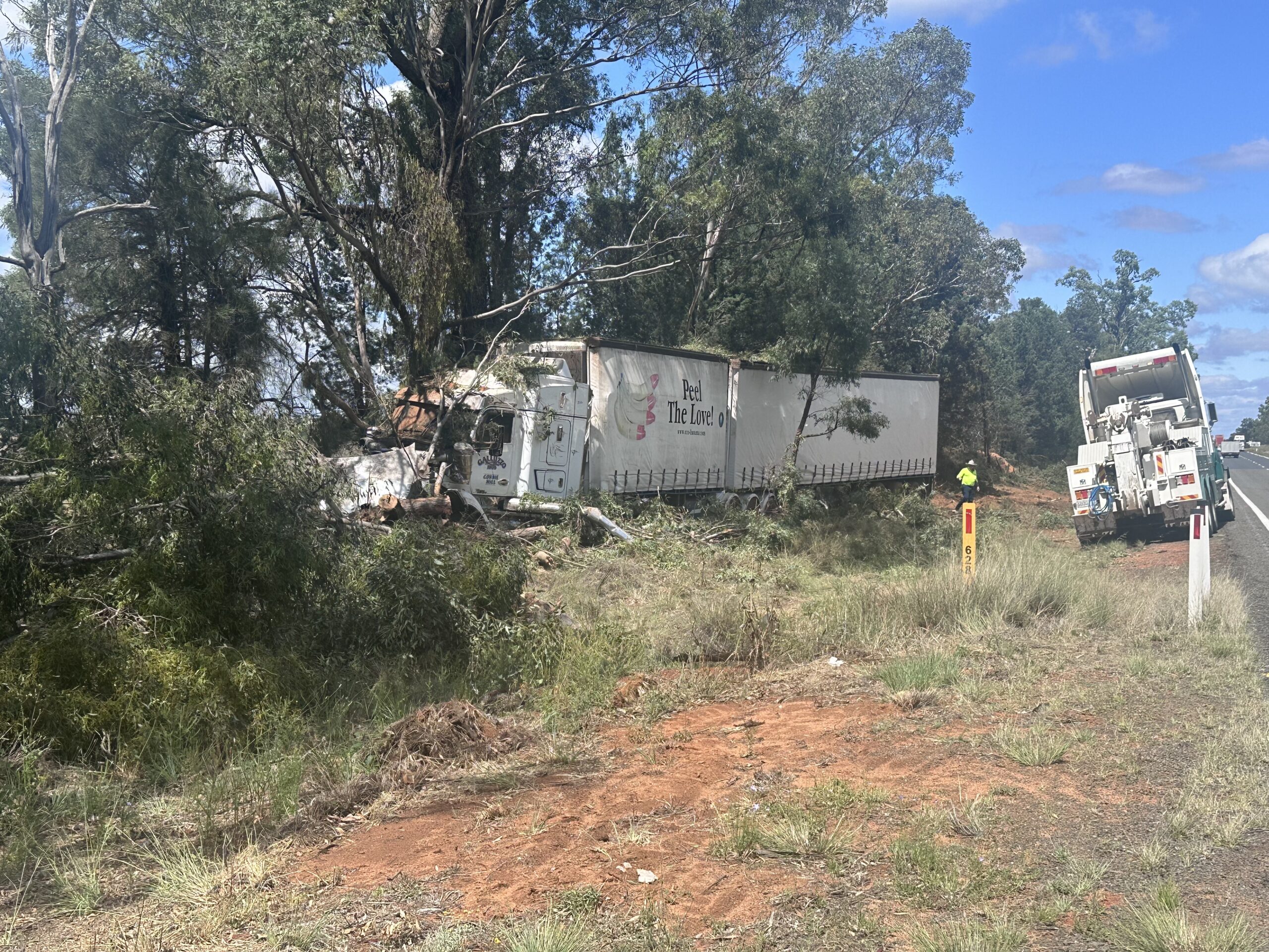 Westpac Rescue Helicopter tasked to Newell Highway truck accident