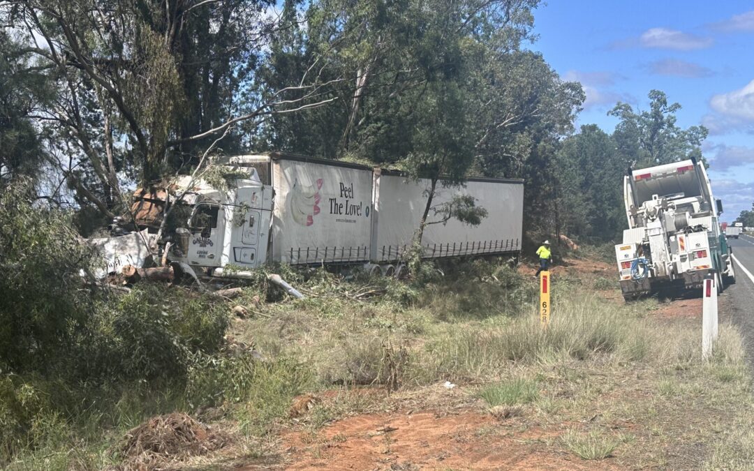 Westpac Rescue Helicopter tasked to Newell Highway truck accident