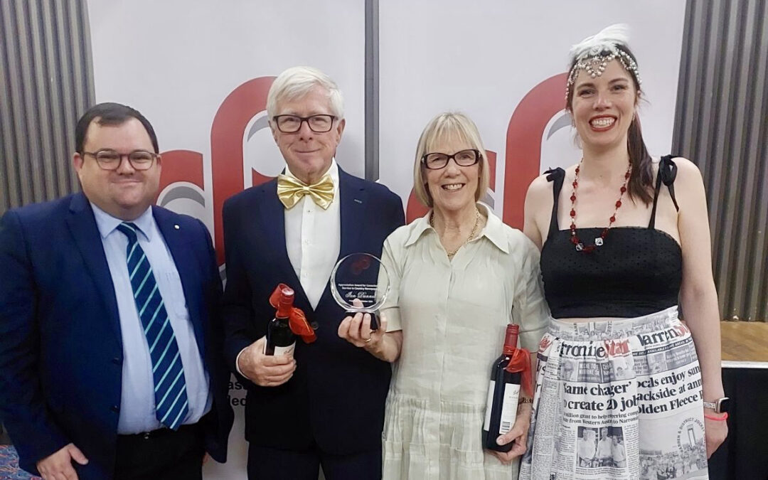 Newspaper honour awarded to former Courier co-proprietors