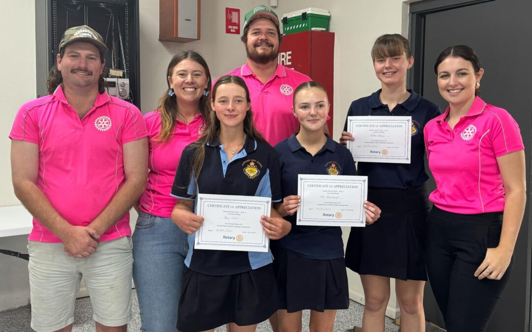Students take part in Rotary public speaking competition