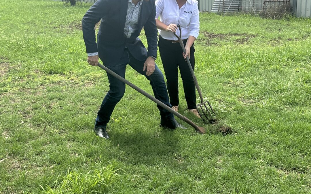 Sod turning marks start of health hub construction