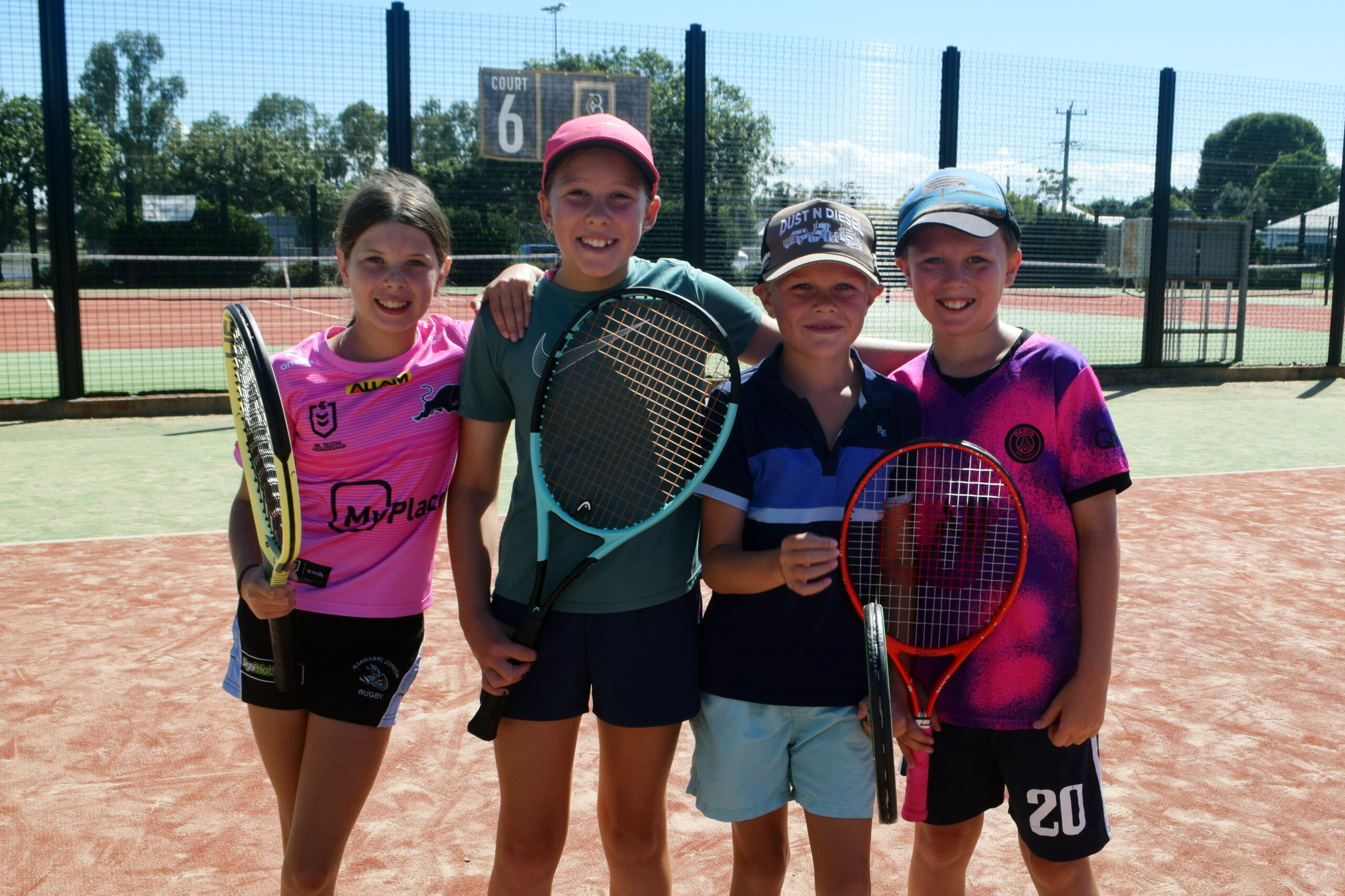 Australian Open fever reaches Narrabri at action-packed tennis clinic | PHOTOS