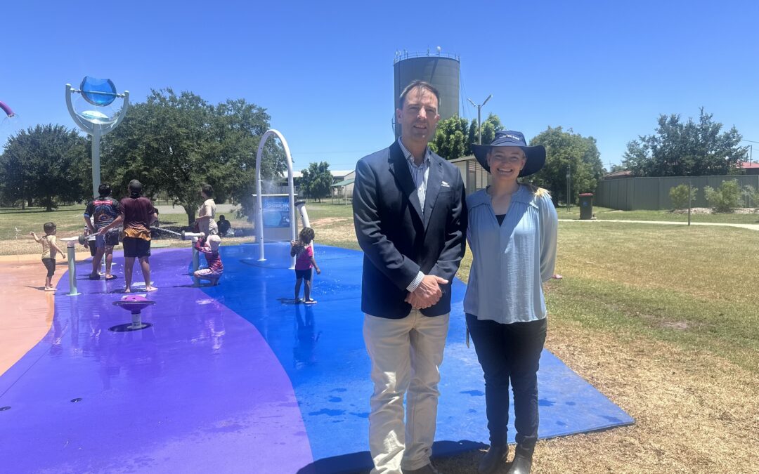 Shire celebrates completion of three new splash parks