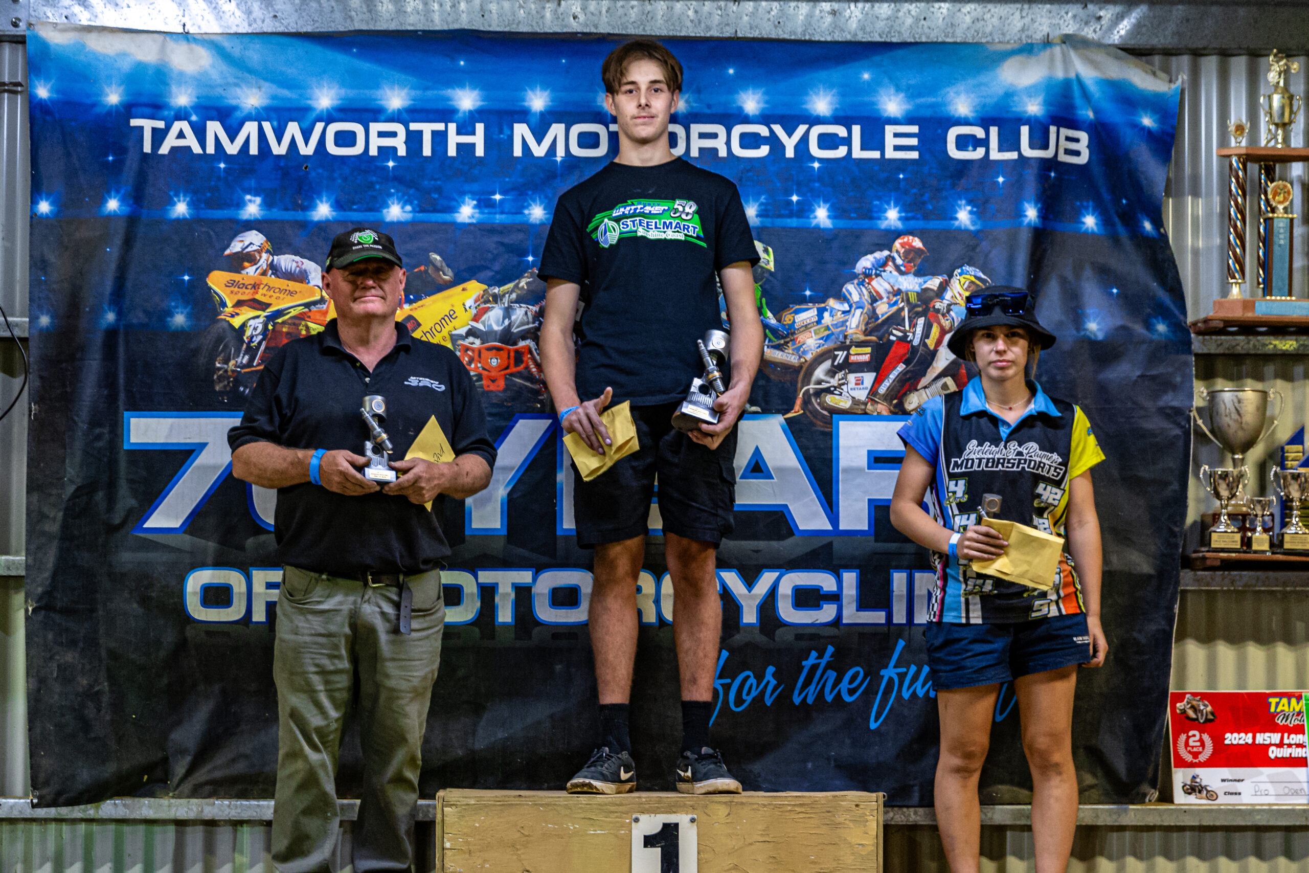 Wyatt Lawler victorious in his senior speedway racing debut at Tamworth