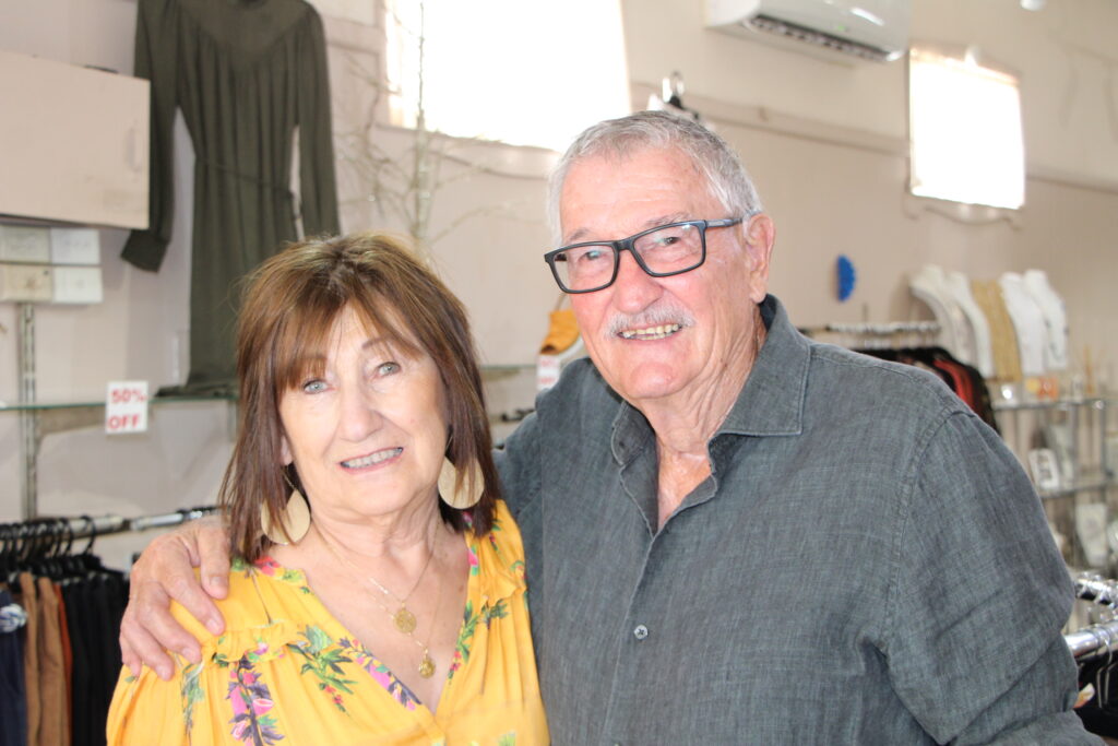 Wadette and John Shaw have operated Hassab’s Fashions for many years. Local business has been in Wadette’s blood, with her father Tony Hassab opening a drapery business in Boggabri in 1942.