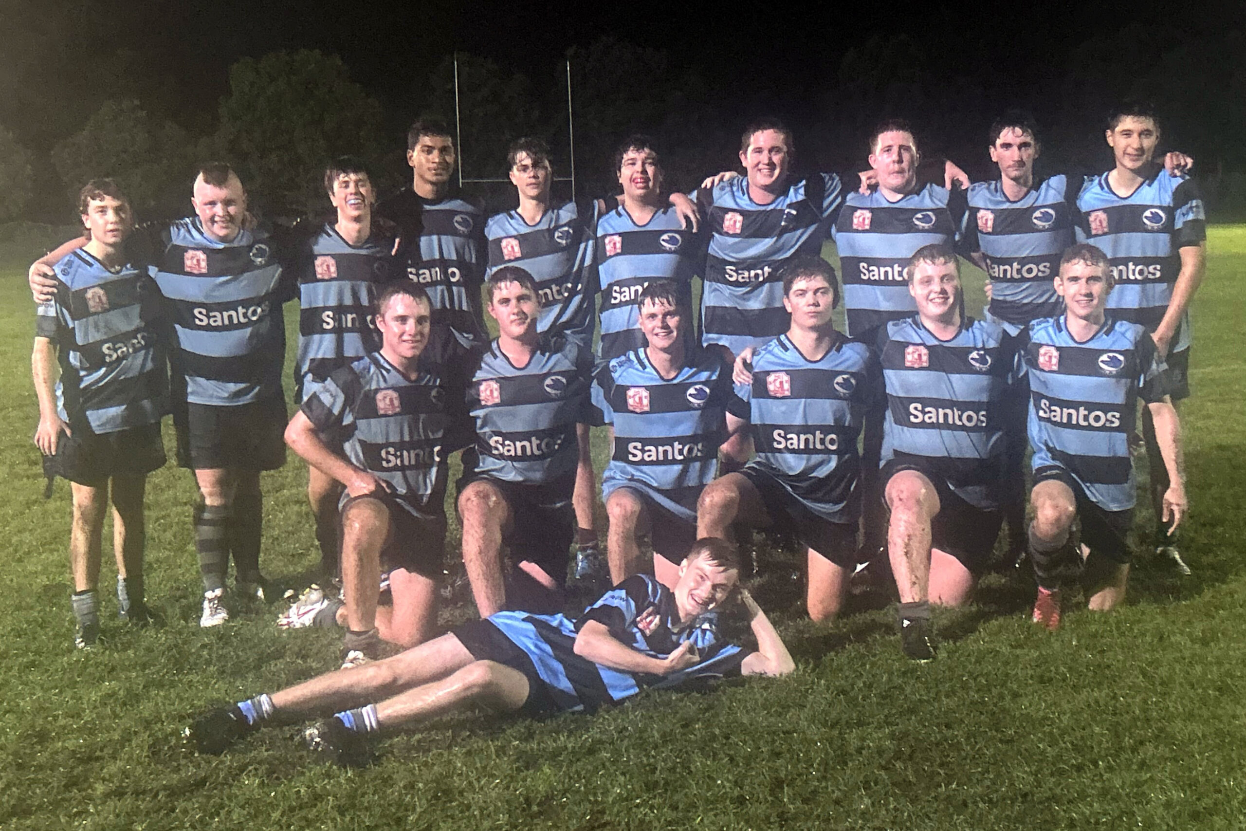 Positive signs for junior Blue Boars following wet and wild trial victory