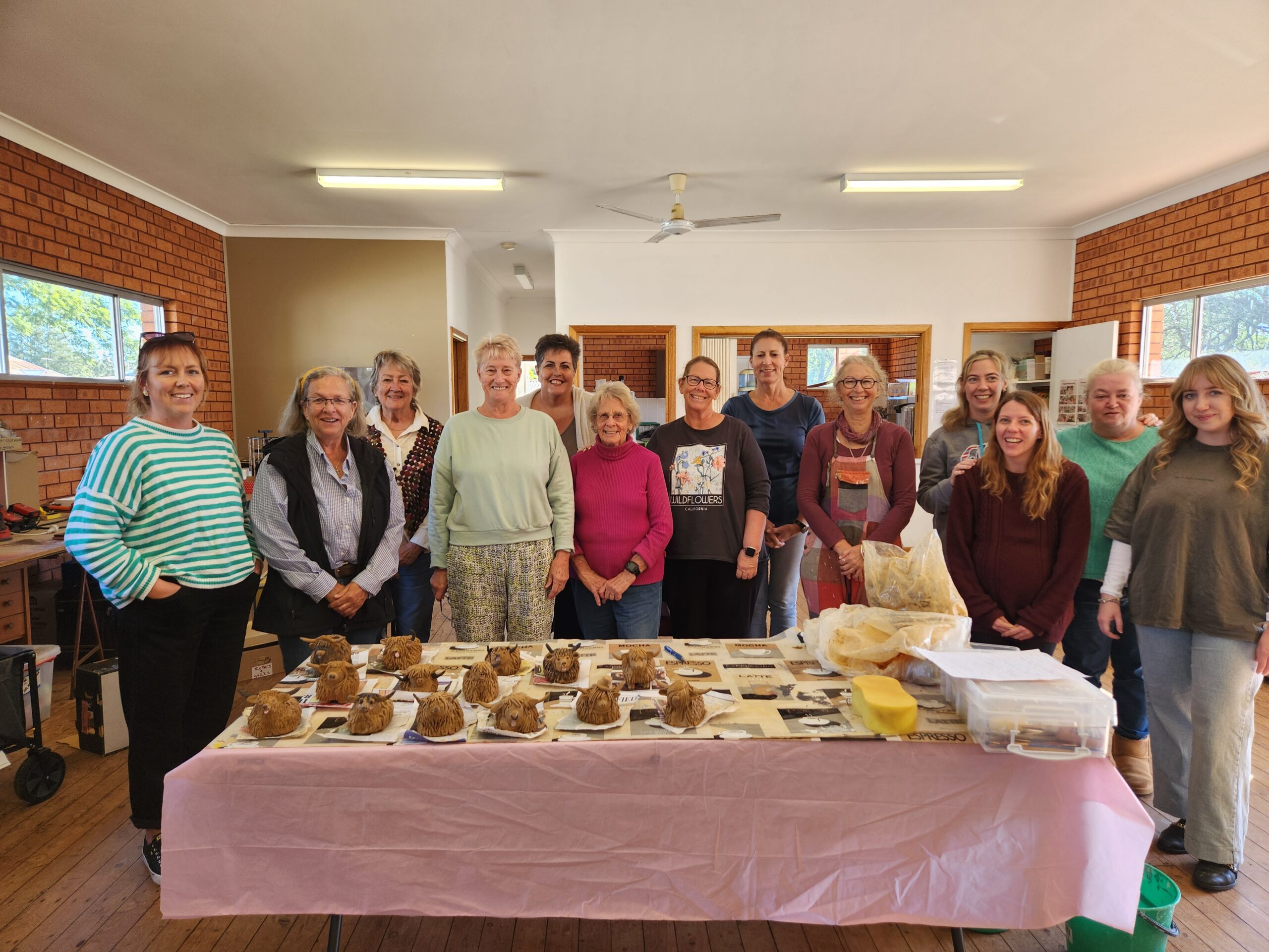 Boggabri Women’s Shed pottery day