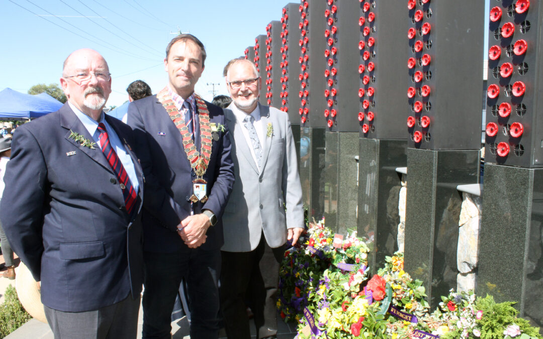 SACRIFICE REMEMBERED: Strong showings at Anzac Day commemorations across the shire