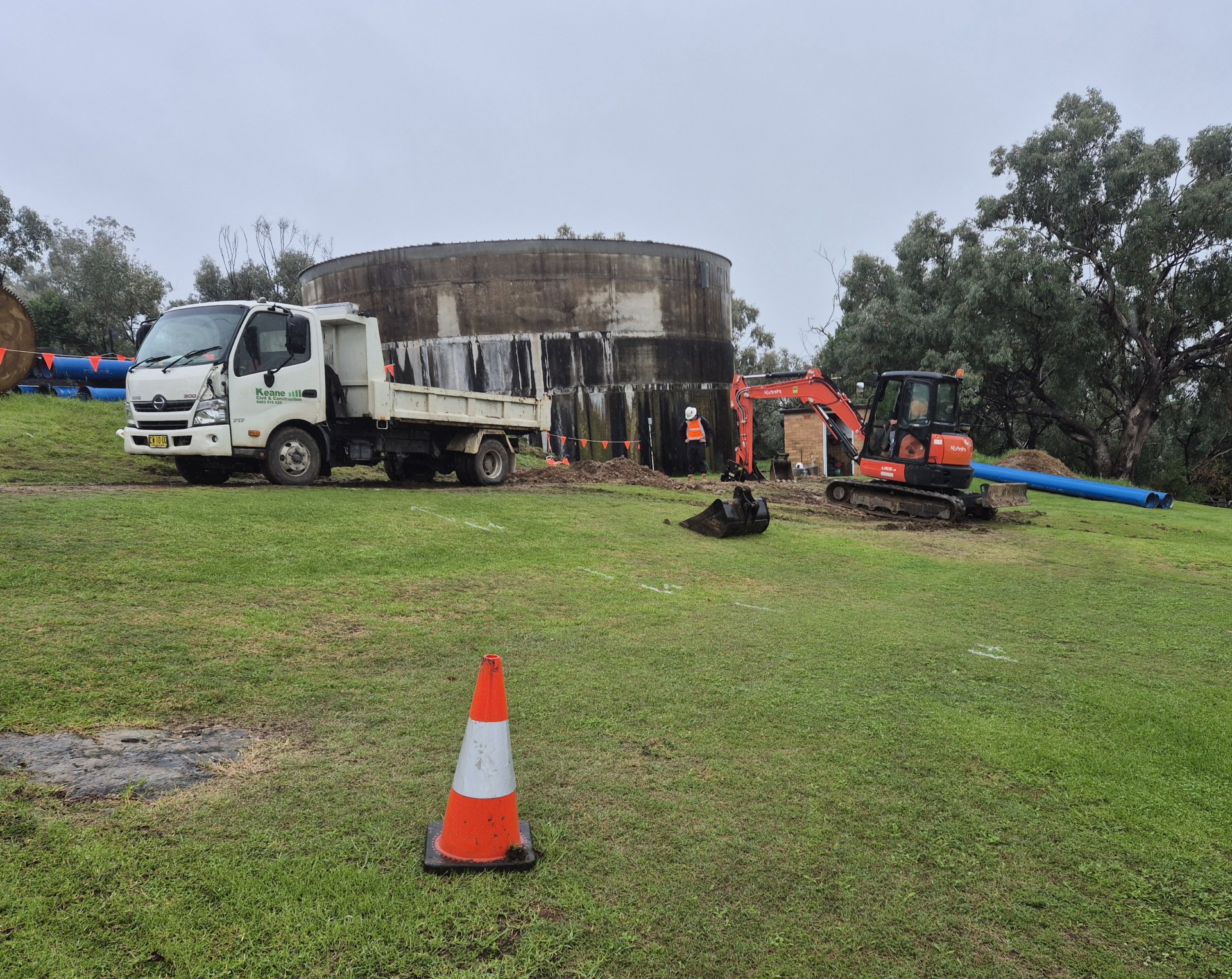 Water service improvement works underway in Liverpool Plains Shire