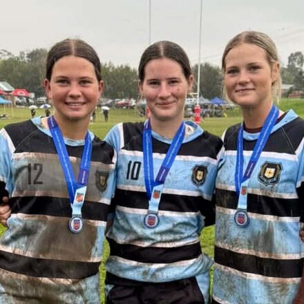 Wee Waa High School trio bring home medals from NSWCHSSA rugby tournament
