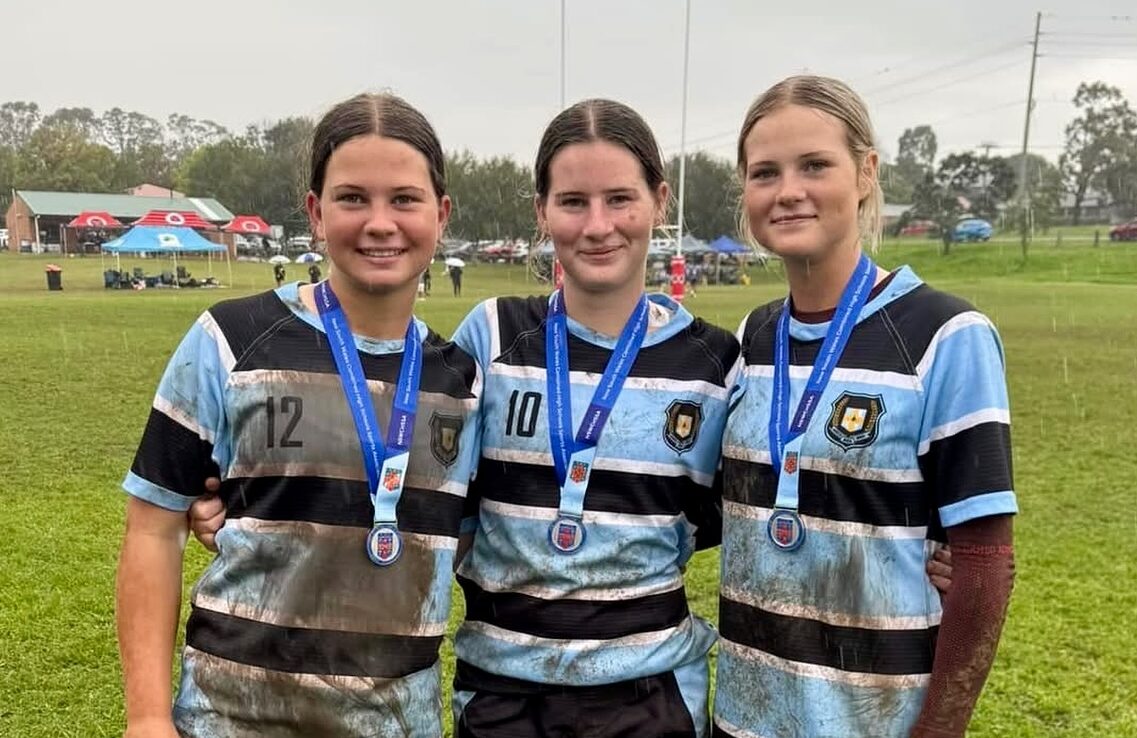 Wee Waa High School trio bring home medals from NSWCHSSA rugby tournament