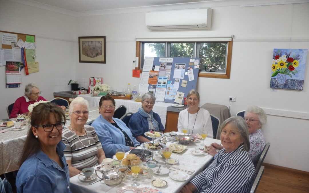 Wonderful crowd at annual silver service morning tea