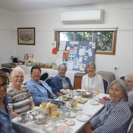 Wonderful crowd at annual silver service morning tea
