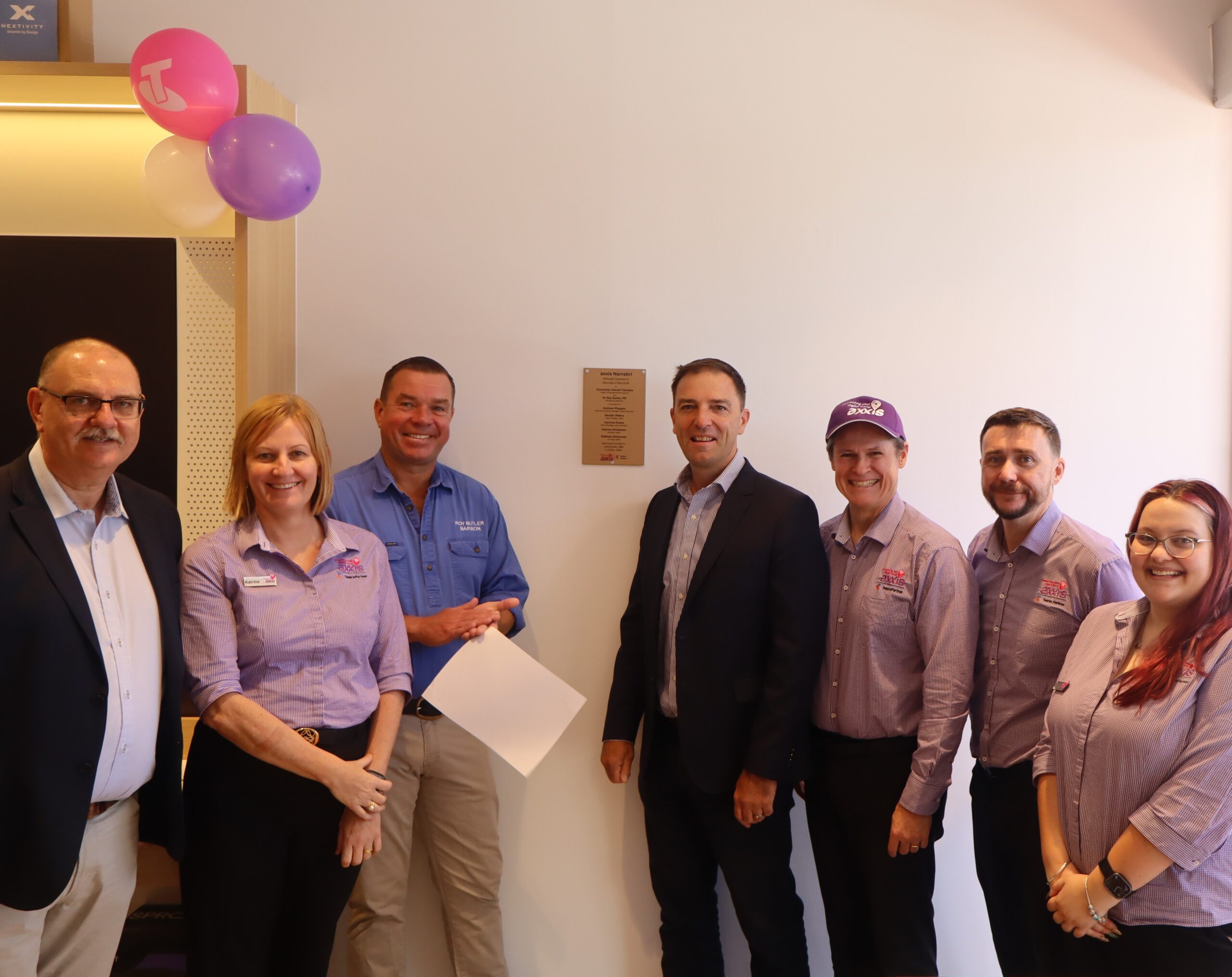 Axxis celebrates unveiling in Narrabri