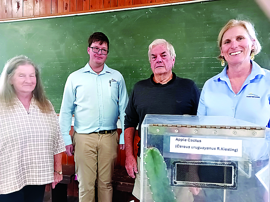Invasive cacti discussed at garden club meeting