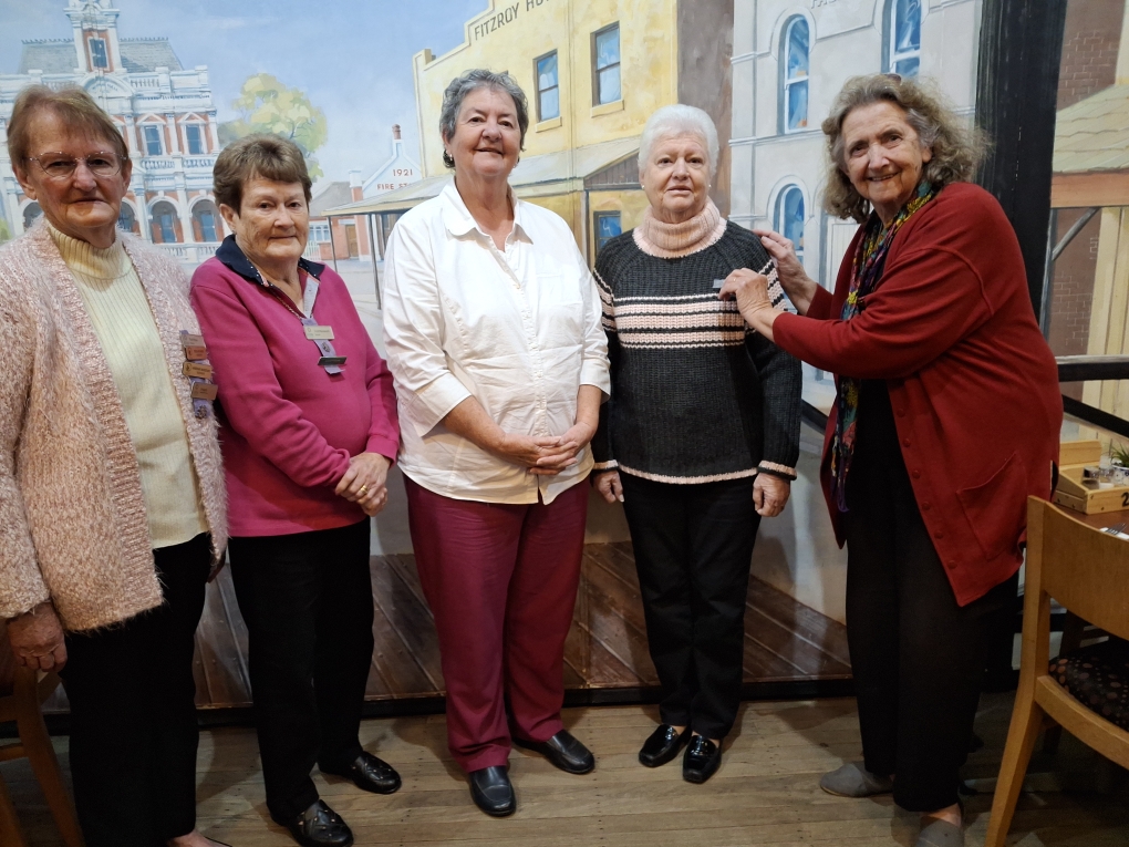 Service pins awarded at Narrabri VIEW Club meeting