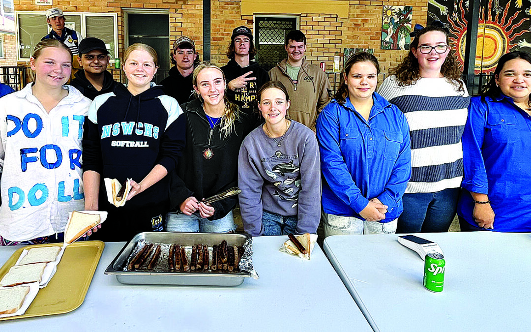 Barbecue for a cause at Narrabri High School