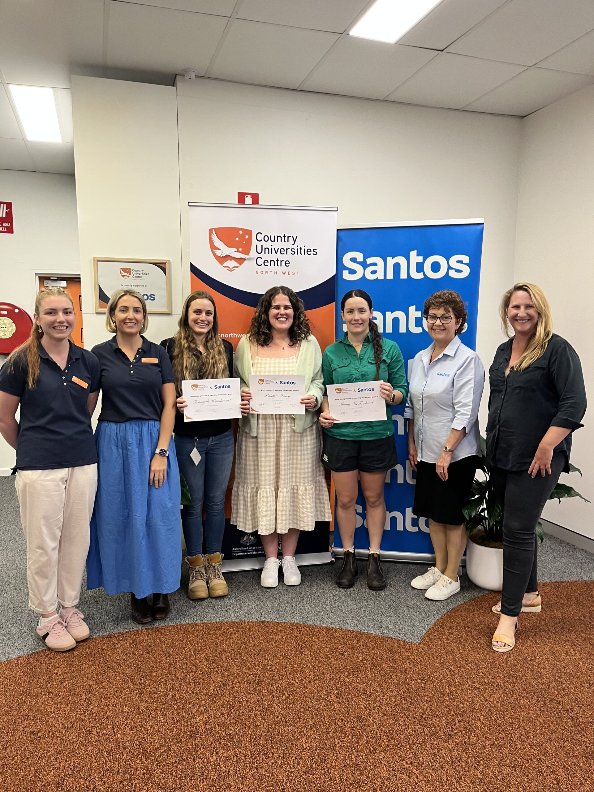 Thirteen students awarded in CUC, Santos bursary program