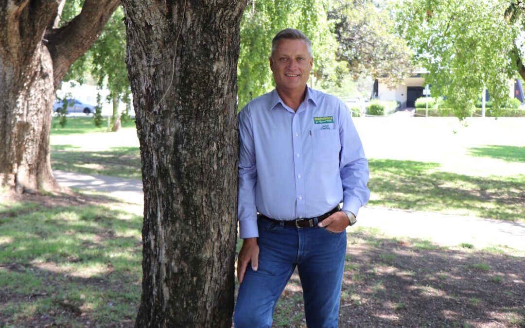 Jamie Chaffey calls for interest-free loans for farmers impacted by floods, drought