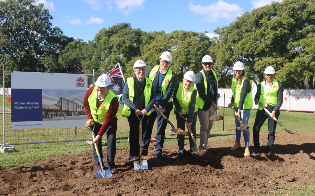 First sod turned on  $105 million Moree Hospital redevelopment